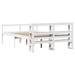 Lit pour personne âgée avec tête de lit sans matelas 150x200 cm 