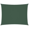 Voile de parasol tissu oxford rectangulaire 2,5x4 m vert foncé 