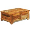 Table basse avec espace de rangement vintage Bois recyclé  
