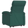 Fauteuil inclinable de massage Vert foncé Tissu 