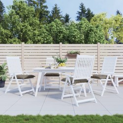 Coussins de chaise lot de 4 taupe 50x50x7 cm tissu oxford 
