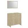Meubles de salle de bain Chêne sonoma Bois d'ingénierie 