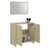 Meubles de salle de bain Chêne sonoma Bois d'ingénierie 