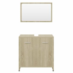 Meubles de salle de bain Chêne sonoma Bois d'ingénierie 