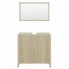 Meubles de salle de bain Chêne sonoma Bois d'ingénierie 