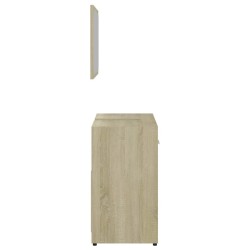Meubles de salle de bain Chêne sonoma Bois d'ingénierie 