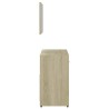 Meubles de salle de bain Chêne sonoma Bois d'ingénierie 