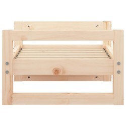 Lit pour chien 55,5x45,5x28 cm Bois de pin solide 