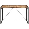 Table de bar 175x90x110 cm bois de manguier massif brut 