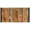Table de bar 175x90x110 cm bois de manguier massif brut 