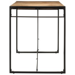 Table de bar 175x90x110 cm bois de manguier massif brut 