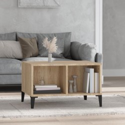 Table basse Chêne sonoma 60x50x36,5 cm Bois d'ingénierie 