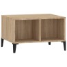 Table basse Chêne sonoma 60x50x36,5 cm Bois d'ingénierie 