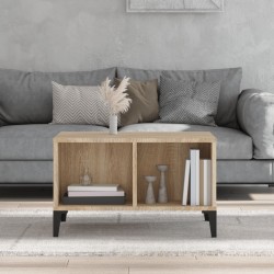 Table basse Chêne sonoma 60x50x36,5 cm Bois d'ingénierie 