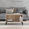 Table basse Chêne sonoma 60x50x36,5 cm Bois d'ingénierie 