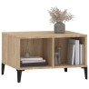 Table basse Chêne sonoma 60x50x36,5 cm Bois d'ingénierie 