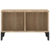 Table basse Chêne sonoma 60x50x36,5 cm Bois d'ingénierie 