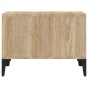 Table basse Chêne sonoma 60x50x36,5 cm Bois d'ingénierie 