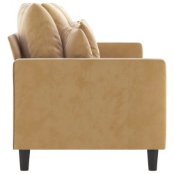 Canapé à 3 places Marron 180 cm Velours 