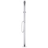 Douche de jardin avec base marron 220 cm Aluminium 