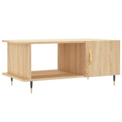 Table basse chêne sonoma 90x50x40 cm bois d'ingénierie 
