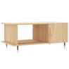Table basse chêne sonoma 90x50x40 cm bois d'ingénierie 