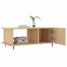 Table basse chêne sonoma 90x50x40 cm bois d'ingénierie 