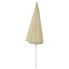 Parasol de plage jaune sable 300 cm 