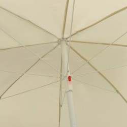 Parasol de plage jaune sable 300 cm 