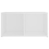 Meuble TV blanc 72x35x36,5 cm bois d’ingénierie 