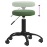 Tabouret de massage Velours Vert foncé 