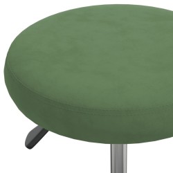 Tabouret de massage Velours Vert foncé 