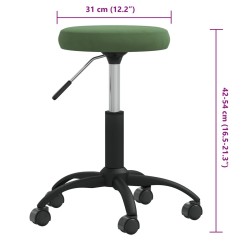Tabouret de massage Velours Vert foncé 