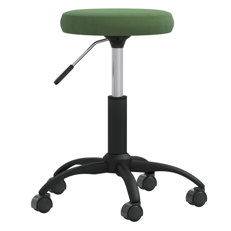 Chaise de salle à manger Vert foncé Velours Chaise de salle à manger Vert foncé Velours