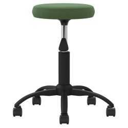 Chaise de salle à manger Vert foncé Velours 
