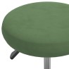Chaise de salle à manger Vert foncé Velours 