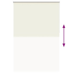 Store enrouleur occultant blanc cassé 165x230 cm largeur tissu 