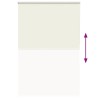 Store enrouleur occultant blanc cassé 165x230 cm largeur tissu 