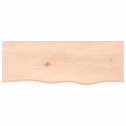 Comptoir de salle de bain 80x30x(2-4) cm bois massif non traité 