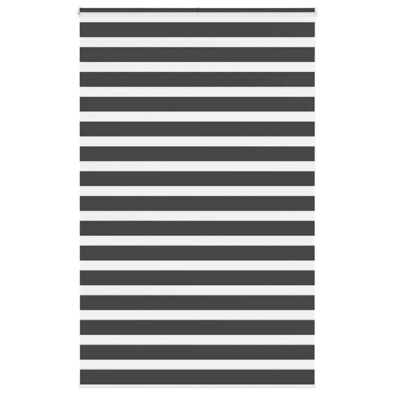 Store zèbre noir 150x230 cm largeur du tissu 145,9 cm polyester 