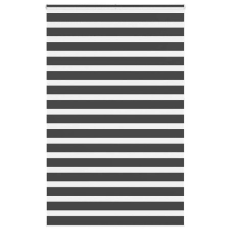 Store zèbre noir 150x230 cm largeur du tissu 145,9 cm polyester 