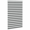 Store zèbre gris foncé largeur du tissu 145,9 cm polyester 