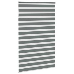 Store zèbre gris foncé largeur du tissu 145,9 cm polyester 