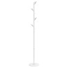 Porte-manteau blanc 175 cm fer enduit de poudre 