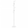 Porte-manteau blanc 175 cm fer enduit de poudre 