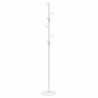 Porte-manteau blanc 175 cm fer enduit de poudre 