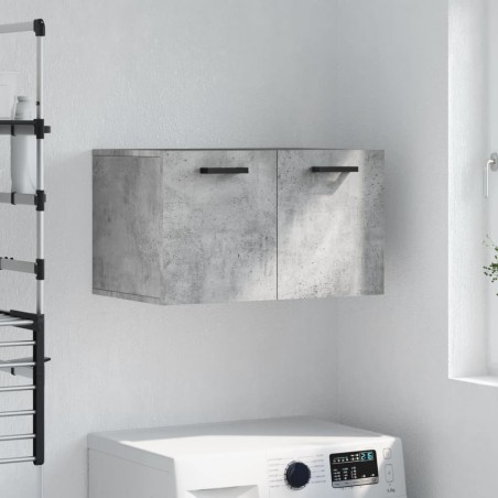 Armoire murale Gris béton 60x36,5x35 cm Bois d'ingénierie 