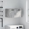 Armoire murale Gris béton 60x36,5x35 cm Bois d'ingénierie 