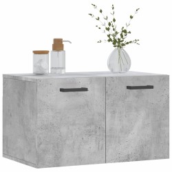 Armoire murale Gris béton 60x36,5x35 cm Bois d'ingénierie 