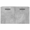 Armoire murale Gris béton 60x36,5x35 cm Bois d'ingénierie 